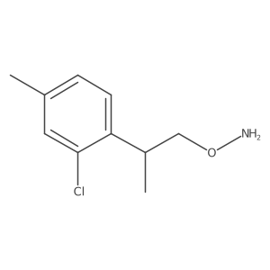 O-[2-(2-chloro-4-methylphenyl)propyl]hydroxylamine Structure
