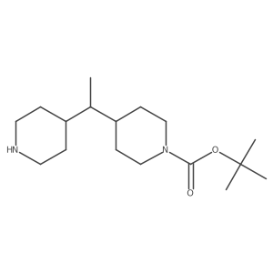 Tert-butyl 4-[1-(piperidin-4-yl)ethyl]piperidine-1-carboxylate Structure
