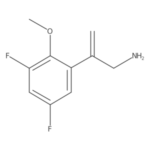 2-(3,5-Difluoro-2-methoxyphenyl)prop-2-en-1-amine Structure