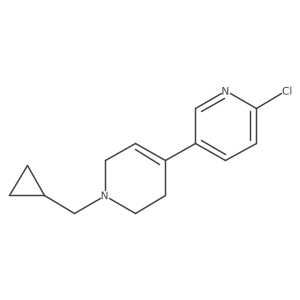 2-Chloro-5-[1-(cyclopropylmethyl)-3,6-dihydro-2H-pyridin-4-yl]pyridine Structure