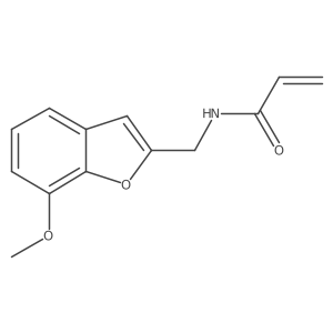 N-[(7-Methoxy-1-benzofuran-2-yl)methyl]prop-2-enamide Structure
