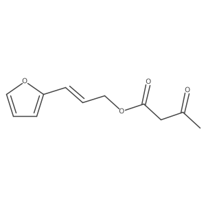 (E)-3-(Furan-2-yl)allyl 3-oxobutanoate结构式