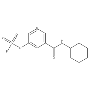3-(Cyclohexylcarbamoyl)-5-fluorosulfonyloxypyridine Structure