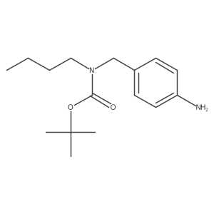 4-(n-Butyl-n-tert.butoxycarbonyl-aminomethyl)-aniline Structure