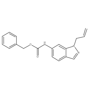 benzyl N-[1-(prop-2-en-1-yl)-1H-indazol-6-yl]carbamate Structure