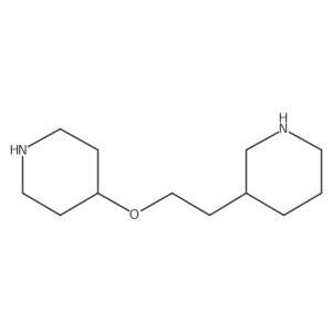 3-[2-(Piperidin-4-yloxy)ethyl]piperidine Structure