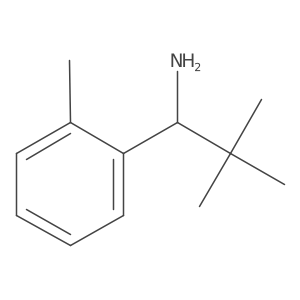 2,2-Dimethyl-1-(2-methylphenyl)propan-1-amine结构式