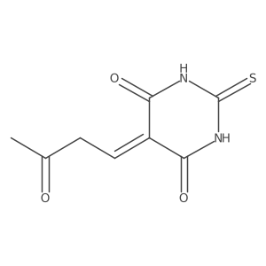 Dihydro-5-(3-oxobutylidene)-2-thioxo-4,6(1H,5H)-pyrimidinedione Structure