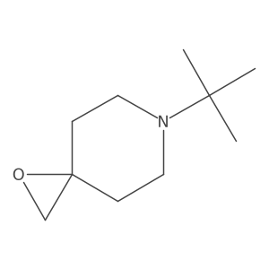 6-Tert-butyl-1-oxa-6-azaspiro[2.5]octane Structure
