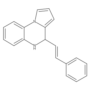 4-Styryl-4,5-dihydropyrrolo[1,2-a]quinoxaline结构式