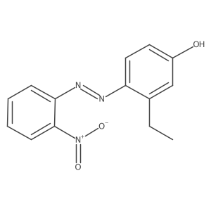 3-Ethyl-4-[2-(2-nitrophenyl)diazenyl]phenol结构式