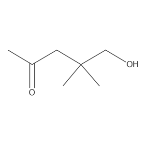 5-Hydroxy-4,4-dimethylpentan-2-one Structure