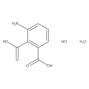 3-Aminophthalic Acid Hydrochloride Hydrate结构式