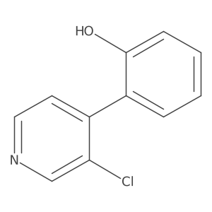 2-(3-Chloro-4-pyridinyl)phenol Structure