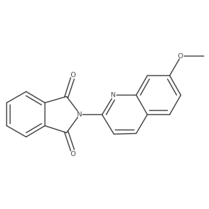2-(7-Methoxy-2-quinolinyl)-1H-isoindole-1,3(2H)-dione结构式