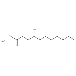 Sodium 4-hydroxyundecanoate结构式