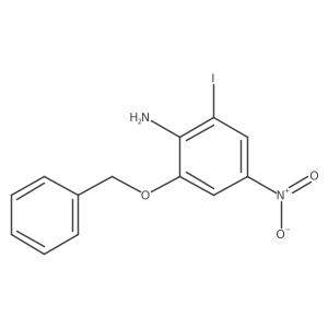 2-Benzyloxy-4-nitro-6-iodoaniline Structure