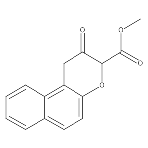 Methyl 2-oxo-2h-benzo-[f]chromene-3-carboxylate结构式