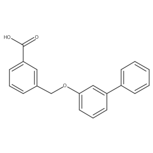 3-(Biphenyl-3-yloxymethyl)-benzoic acid Structure