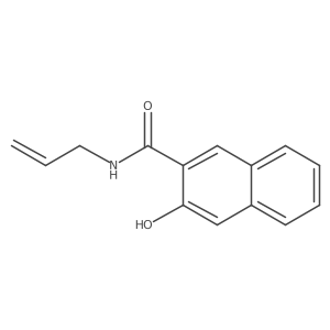 n-Allyl-3-hydroxy-2-naphthamide Structure