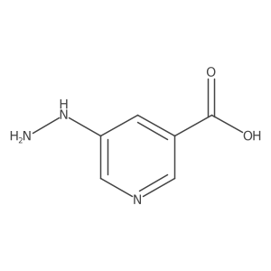5-Hydrazinyl Pyridine-3-Carboxylic Acid结构式