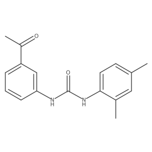 N-(3-Acetylphenyl)-Na(2)-(2,4-dimethylphenyl)urea Structure