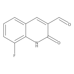 8-Fluoro-2-oxo-1,2-dihydroquinoline-3-carbaldehyde Structure
