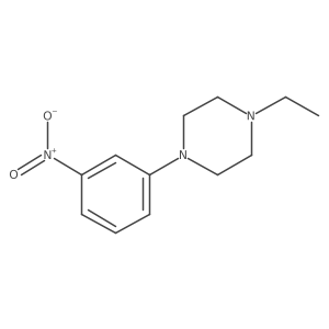 1-Ethyl-4-(3-nitrophenyl)piperazine Structure