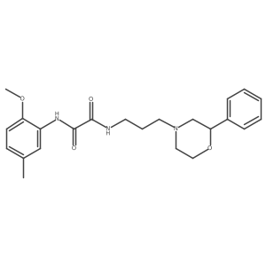 N1-(2-methoxy-5-methylphenyl)-N2-(3-(2-phenylmorpholino)propyl)oxalamide Structure