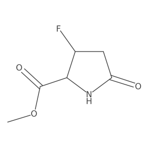 (2R,3R)-Methyl 3-fluoro-5-oxopyrrolidine-2-carboxylate结构式