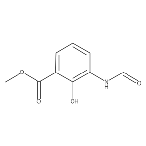 3-Formylamino-2-hydroxy-benzoic Acid Methyl Ester结构式
