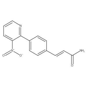 3-[4-(3-Nitro-2-pyridinyl)phenyl]-2-propenamide Structure