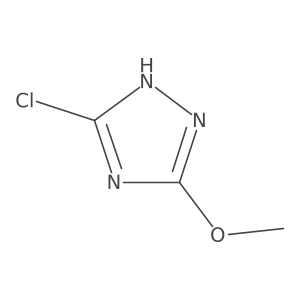3-chloro-5-methoxy-4H-1,2,4-triazole Structure