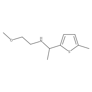 (2-Methoxyethyl)[1-(5-methylthiophen-2-YL)ethyl]amine结构式