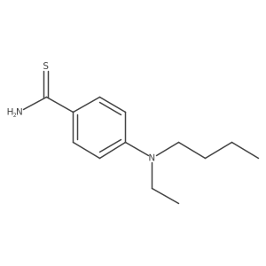 4-(Butylethylamino)benzenecarbothioamide结构式