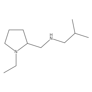 [(1-Ethylpyrrolidin-2-YL)methyl](2-methylpropyl)amine结构式