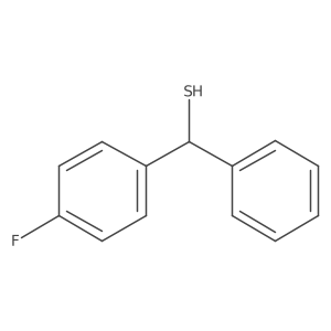 (4-Fluorophenyl)(phenyl)methanethiol结构式