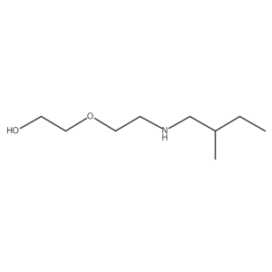 2-{2-[(2-Methylbutyl)amino]ethoxy}ethan-1-ol Structure