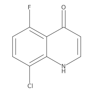 8-Chloro-5-fluoroquinolin-4(1H)-one结构式