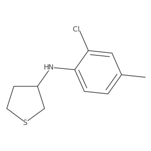 N-(2-chloro-4-methylphenyl)thiolan-3-amine Structure