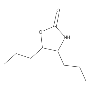 rel-(4R,5R)-4,5-Dipropyl-2-oxazolidinone Structure