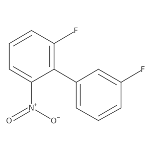 1-Fluoro-2-(3-fluorophenyl)-3-nitrobenzene Structure