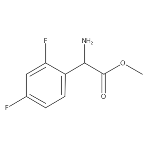 Methyl 2-amino-2-(2,4-difluorophenyl)acetate结构式