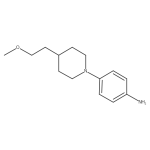 4-(4-(2-Methoxyethyl)piperidin-1-yl)aniline Structure