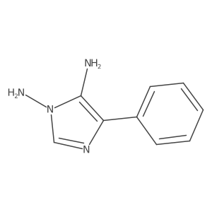 4-phenyl-1H-imidazole-1,5-diamine结构式