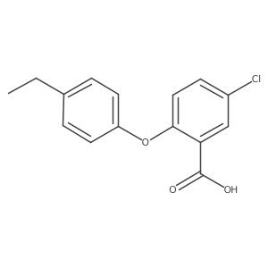 2-(4-Ethylphenoxy)-5-chlorobenzoic acid结构式