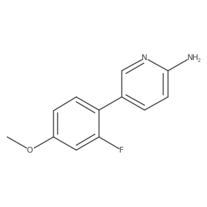 5-(2-Fluoro-4-methoxyphenyl)pyridin-2-amine Structure