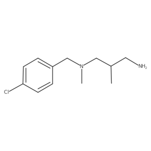 1,3-Propanediamine, N1-[(4-chlorophenyl)methyl]-N1,2-dimethyl-结构式
