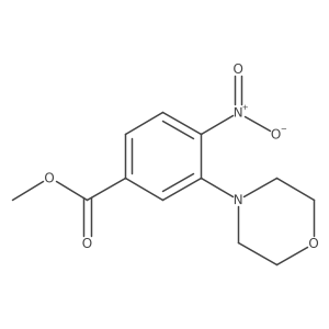 Methyl 3-(morpholin-4-yl)-4-nitrobenzoate Structure