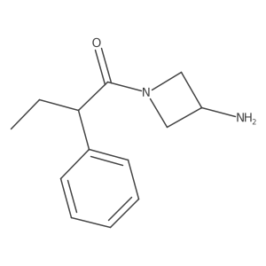 1-(3-Aminoazetidin-1-yl)-2-phenylbutan-1-one Structure